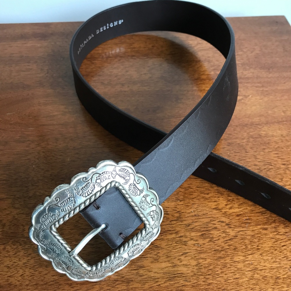 Silpada Designs Genuine Leather Brown Belt M